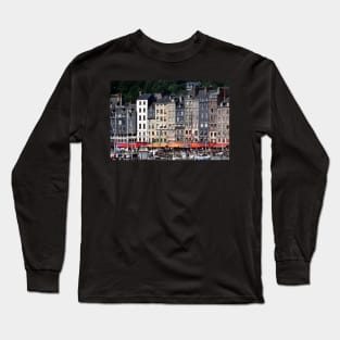 A View of Honfleur, France Long Sleeve T-Shirt